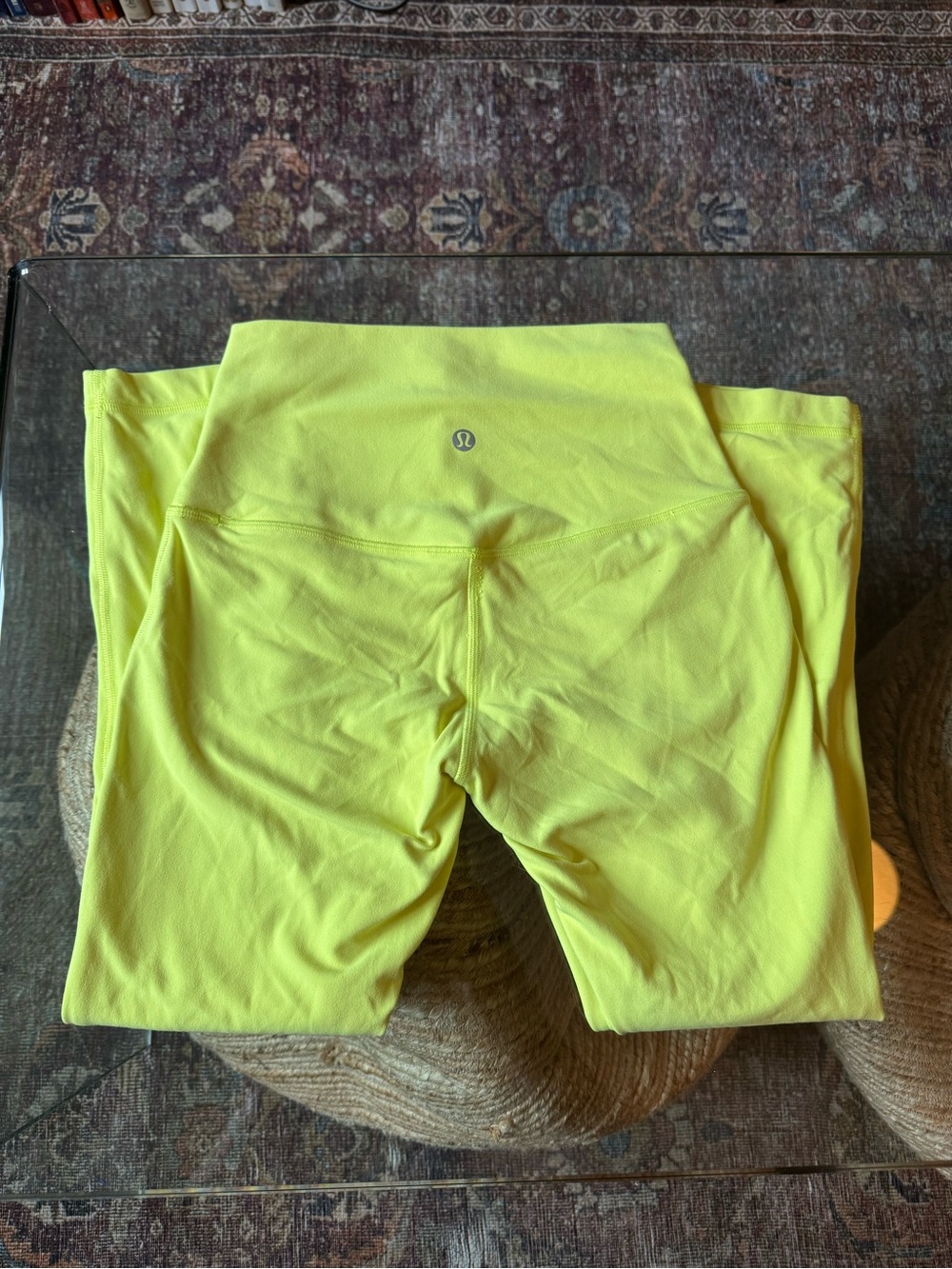 Lululemon align electric lemon size 4